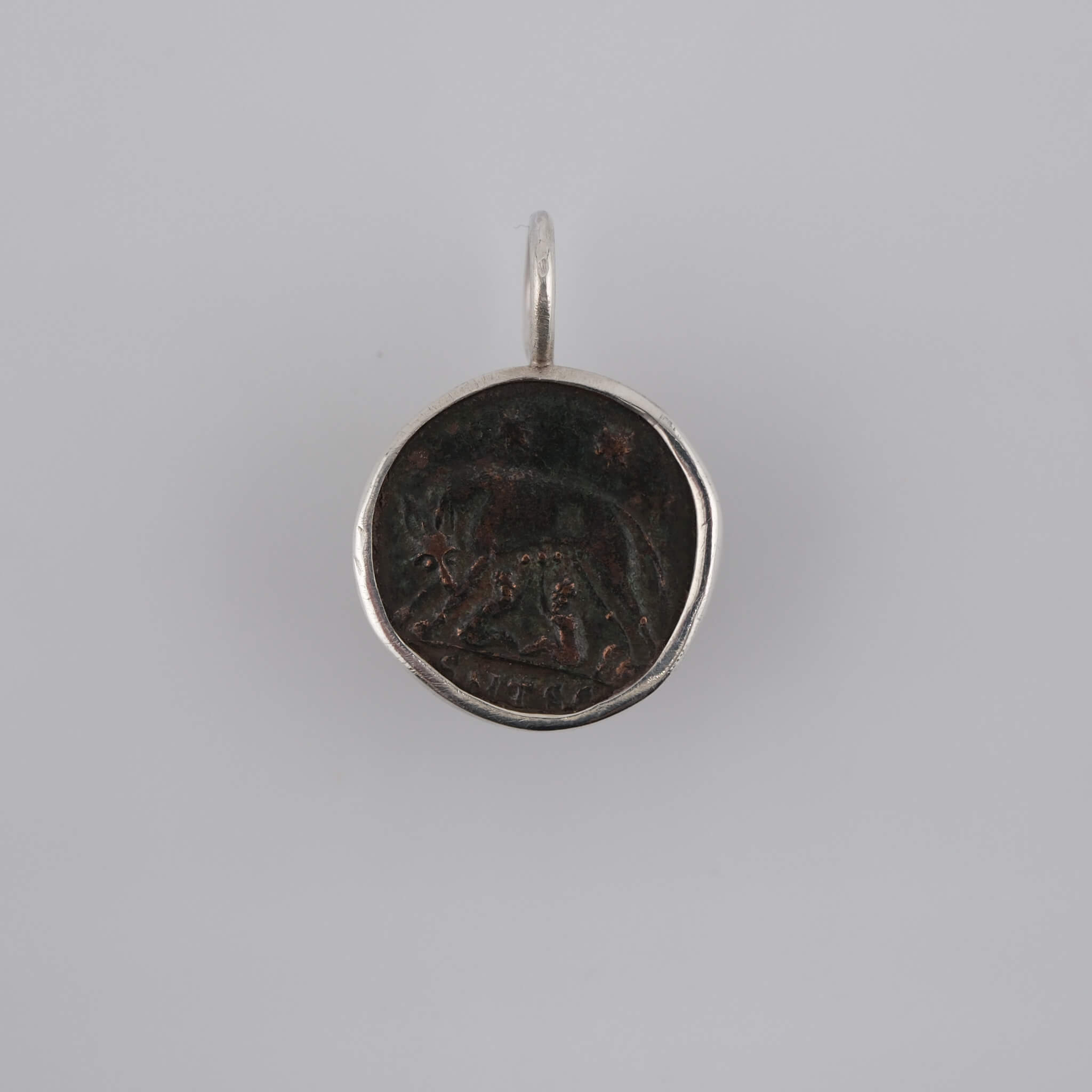 Rome’s Origin Story – Constantine I Commemorative Follis Pendant in Sterling Silver