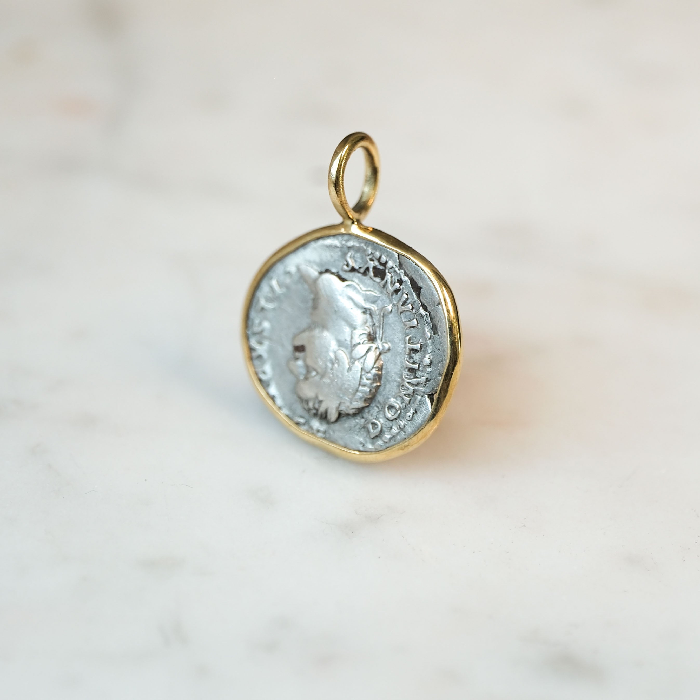 Denarius with the She-Wolf and Twins, AD 77 to 78