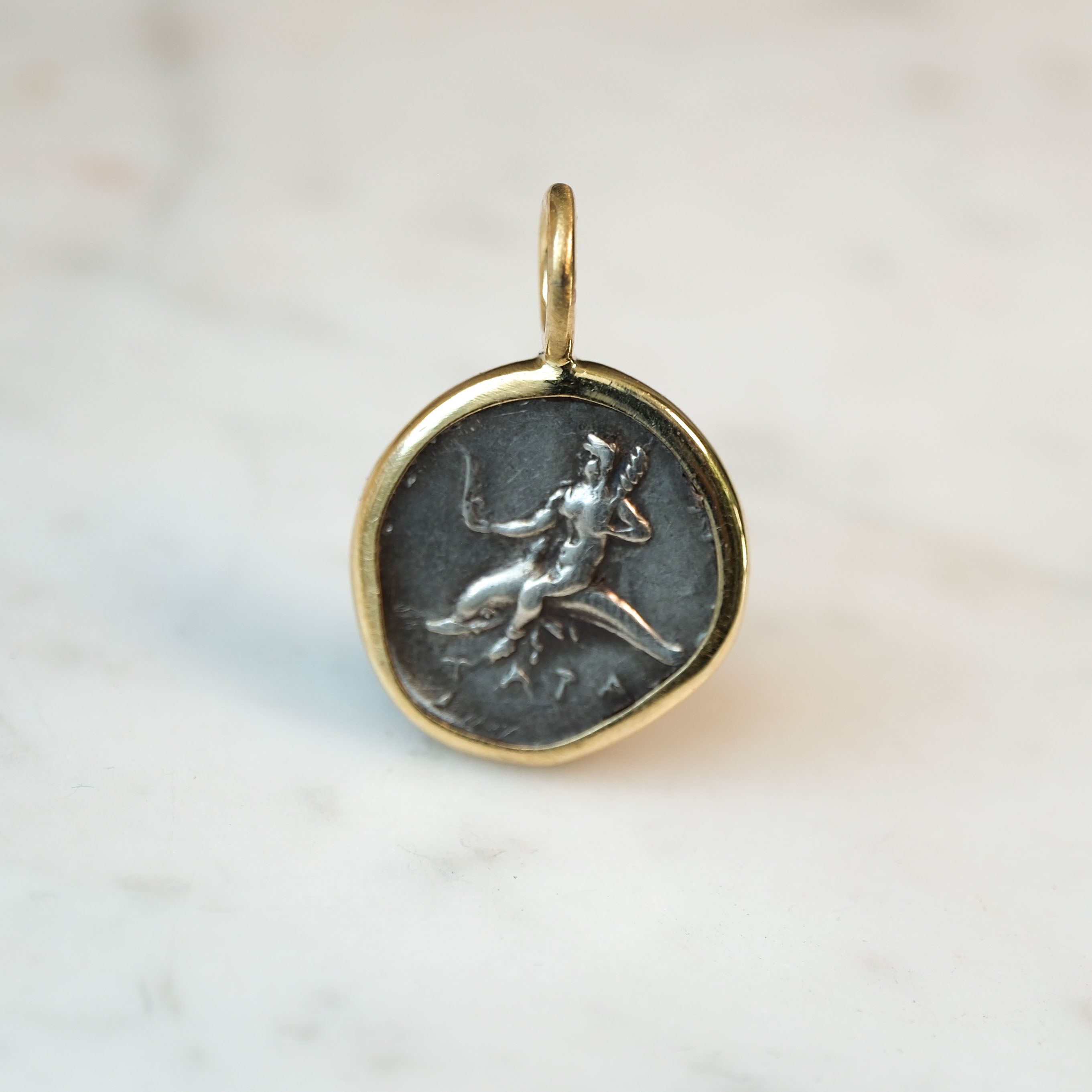 Tarentum Silver Nomos Rider & Taras on Dolphin (c. 280–272 BC)