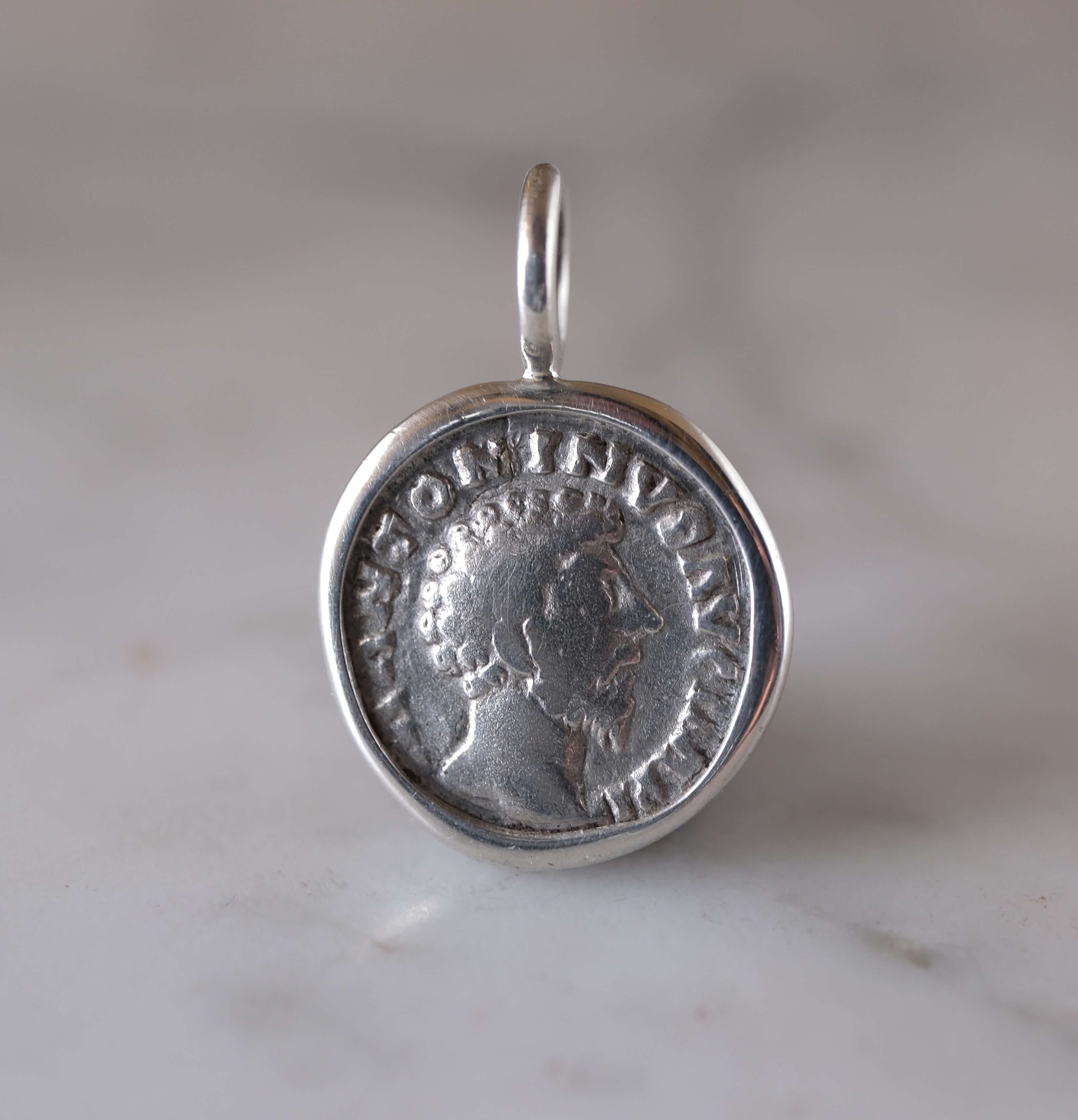 Marcus Aurelius Silver Denarius - Providentia