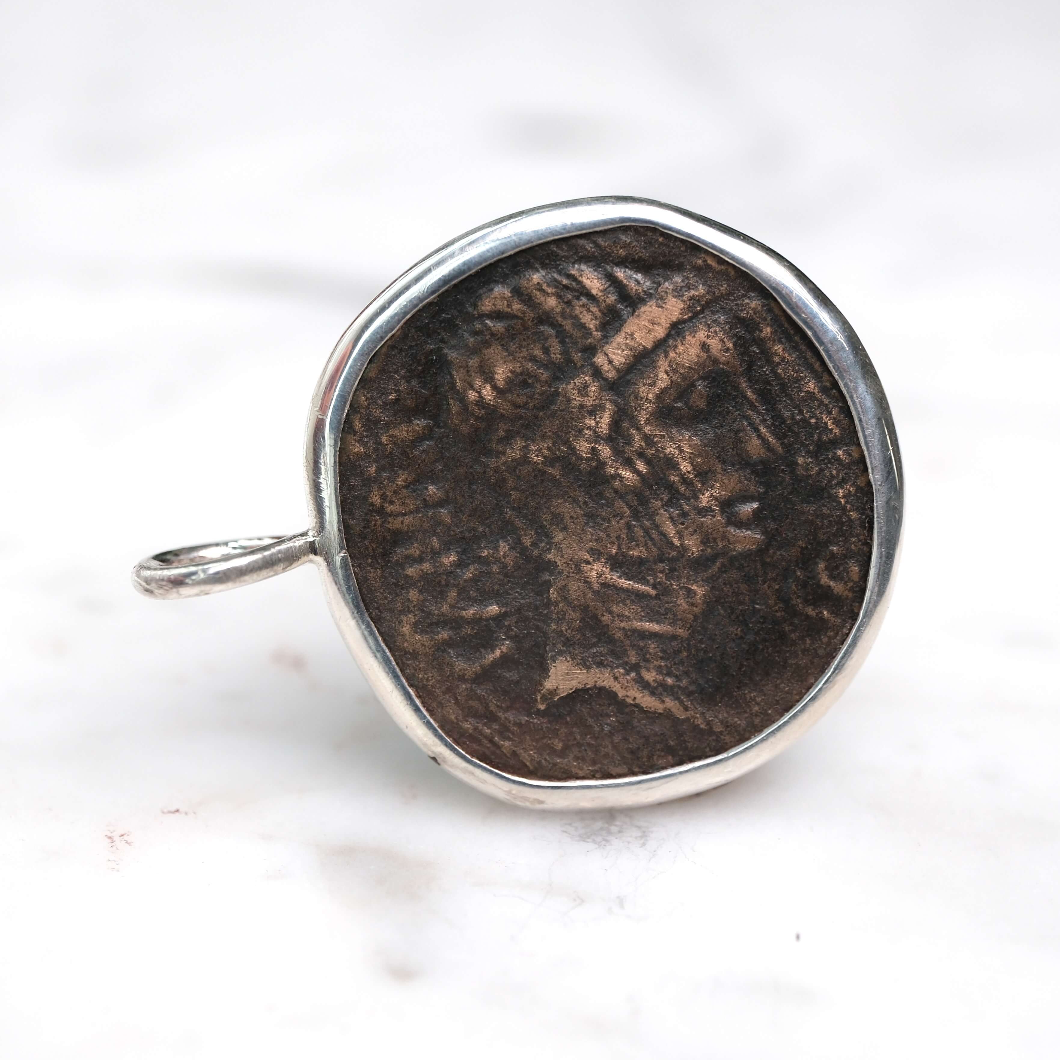 Octavian and Divus Julius Caesar Bronze Sestertius