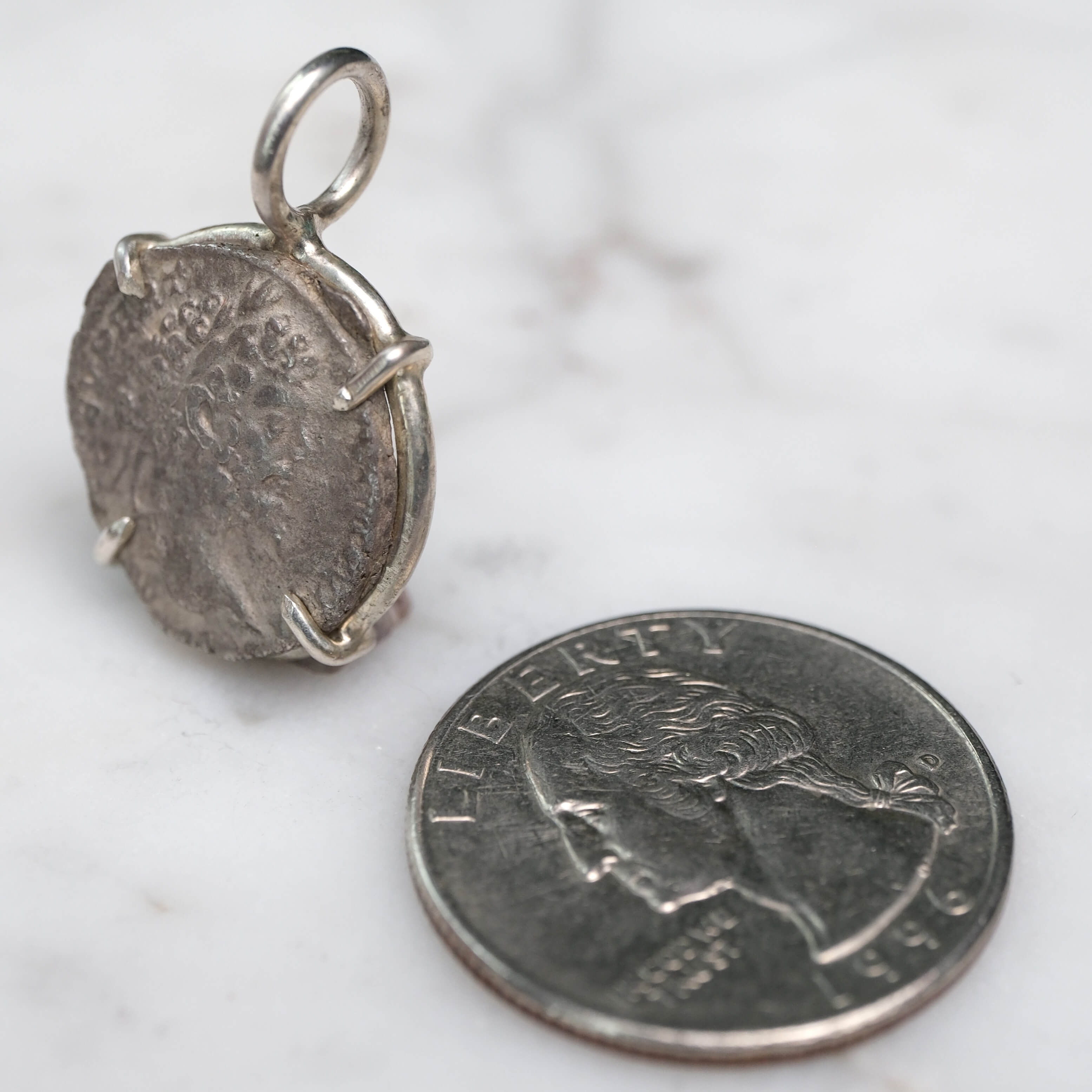 Septimius Severus Silver Denarius, Emesa Mint (AD 194–197)