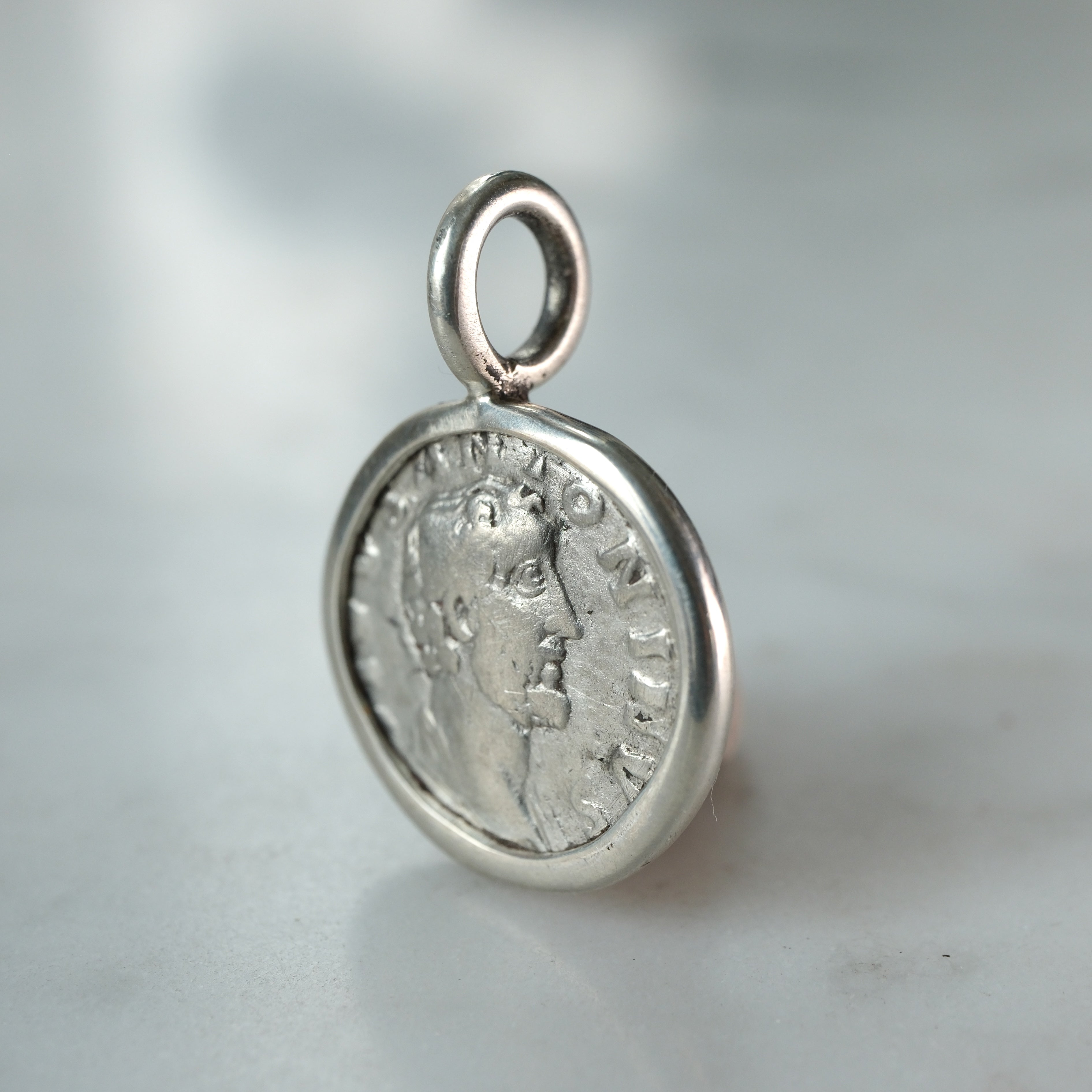Divus Antoninus Pius Consecration Denarius Pendant | Roman Funeral Monument