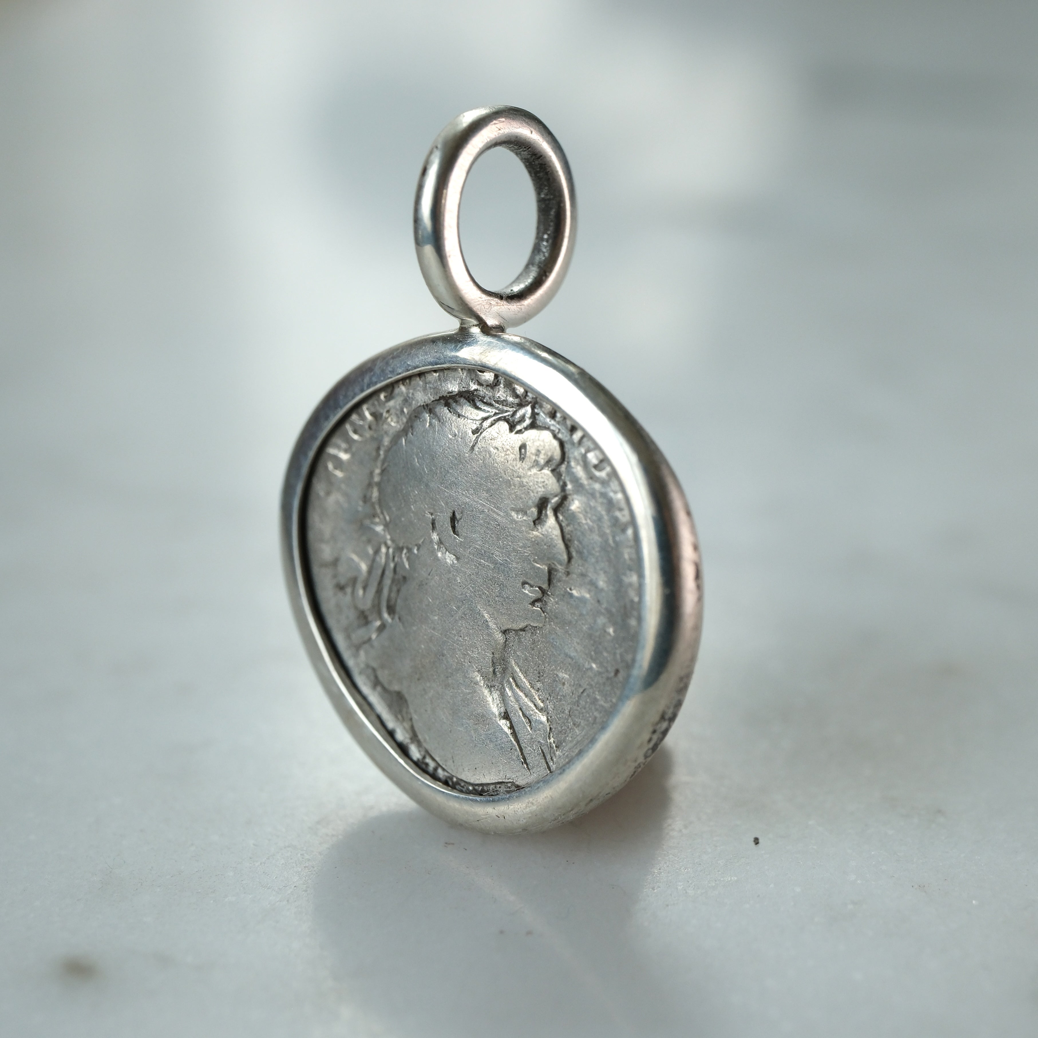 Divus Antoninus Pius Consecration Denarius Pendant | Roman Funeral Monument