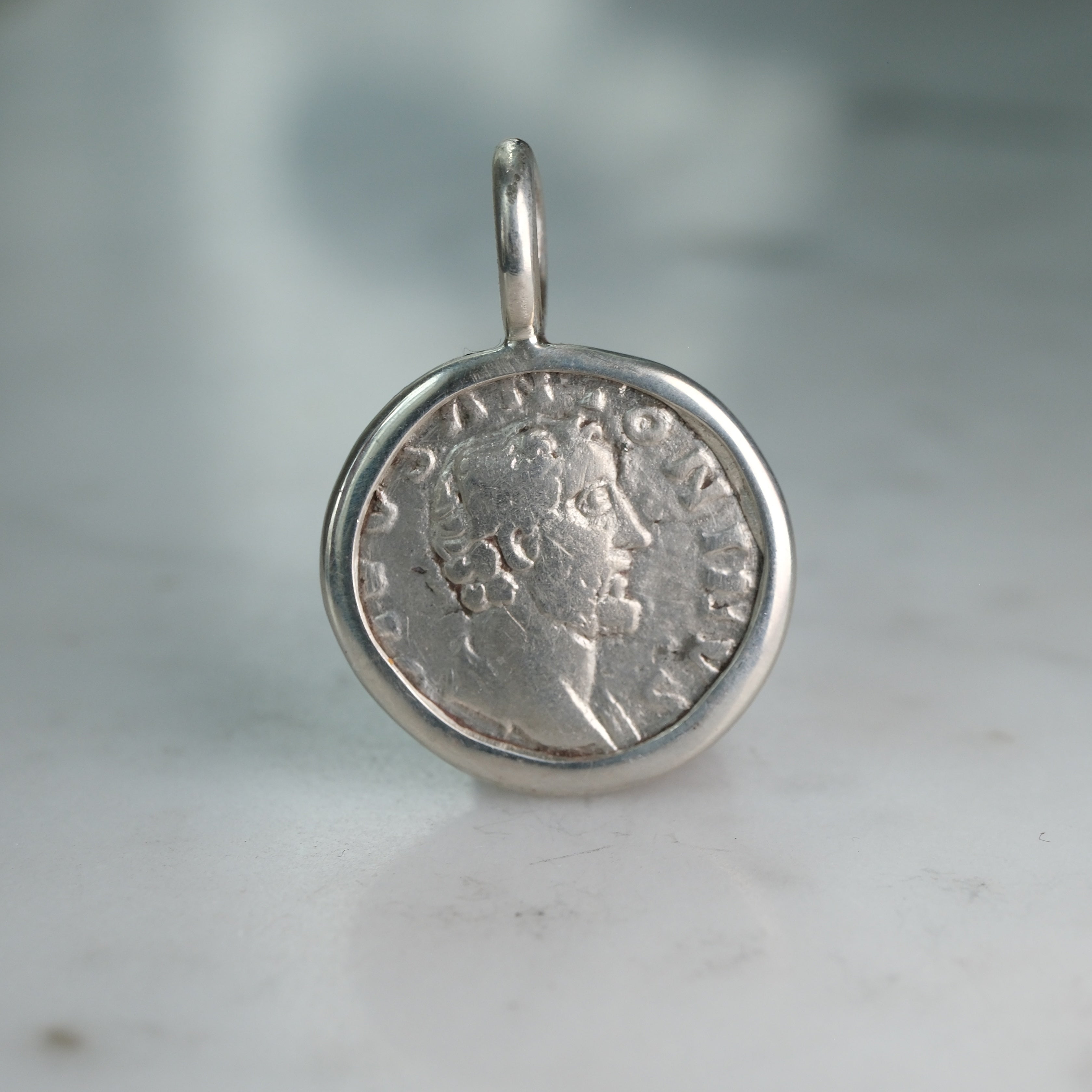 Divus Antoninus Pius Consecration Denarius Pendant | Roman Funeral Monument