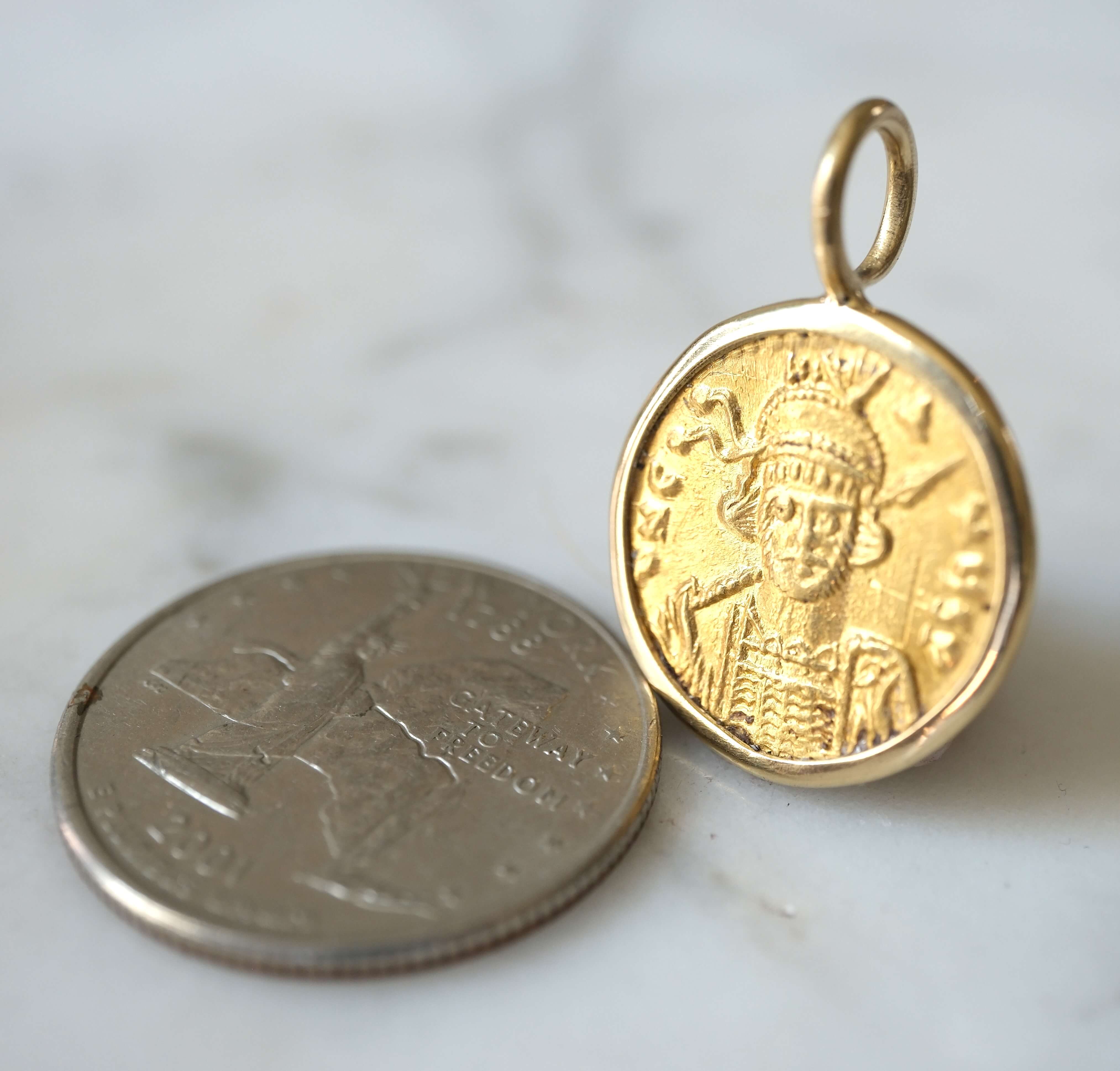 Solidus of Constantinus IV Pogonatus, c. 668 to 685 AD