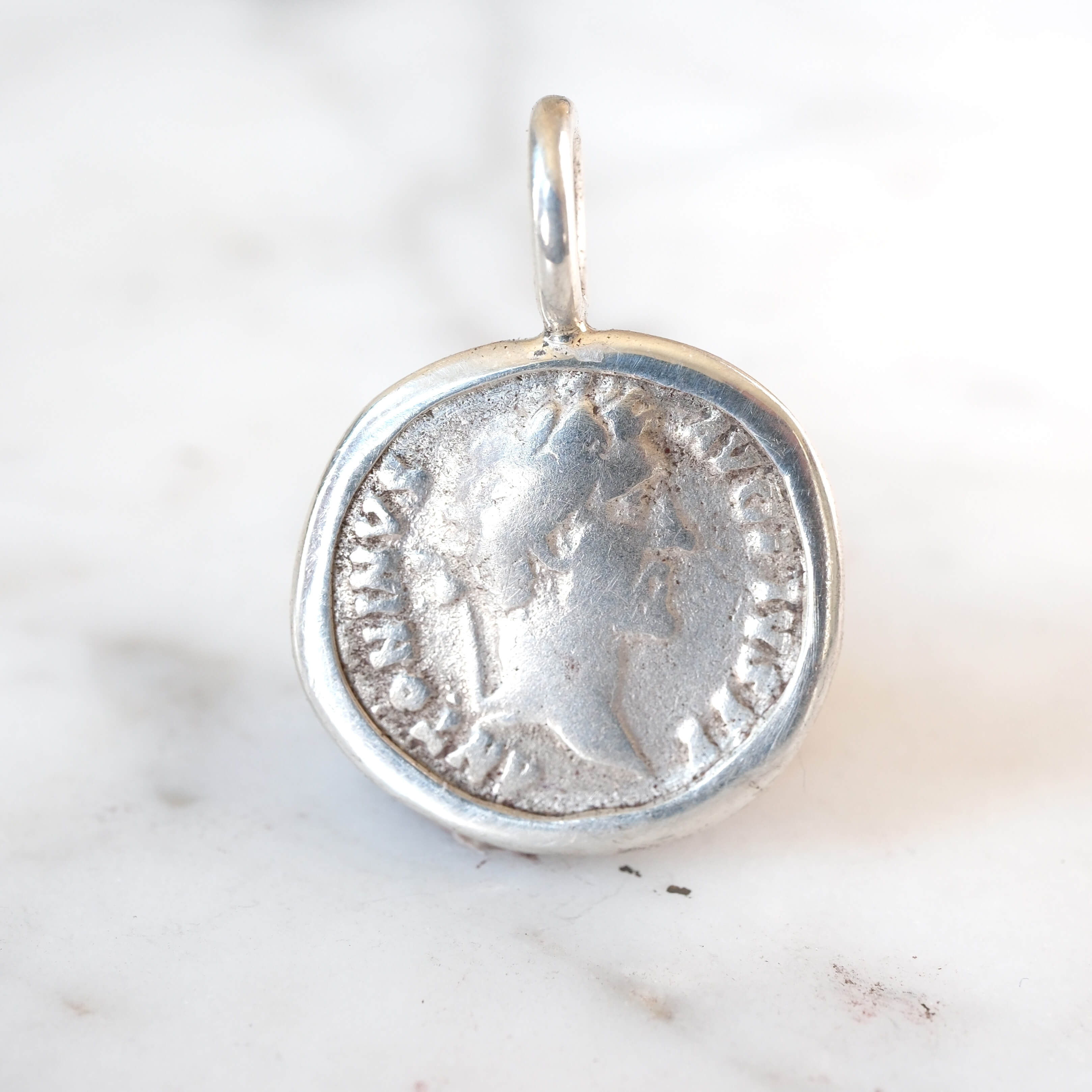 Antoninus Pius Denarius with Felicitas in Silver