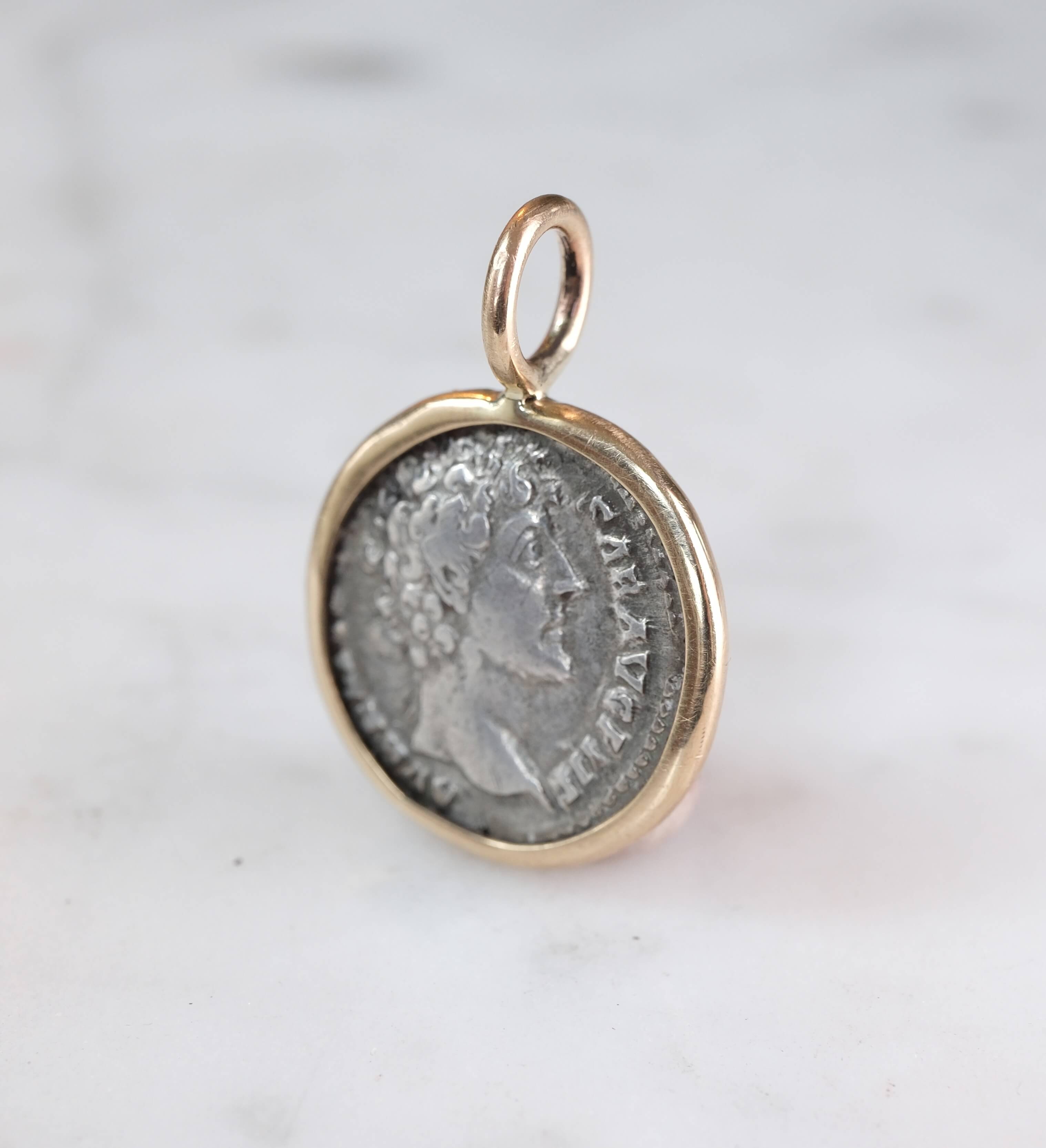 Roman Silver Denarius of Marcus Aurelius