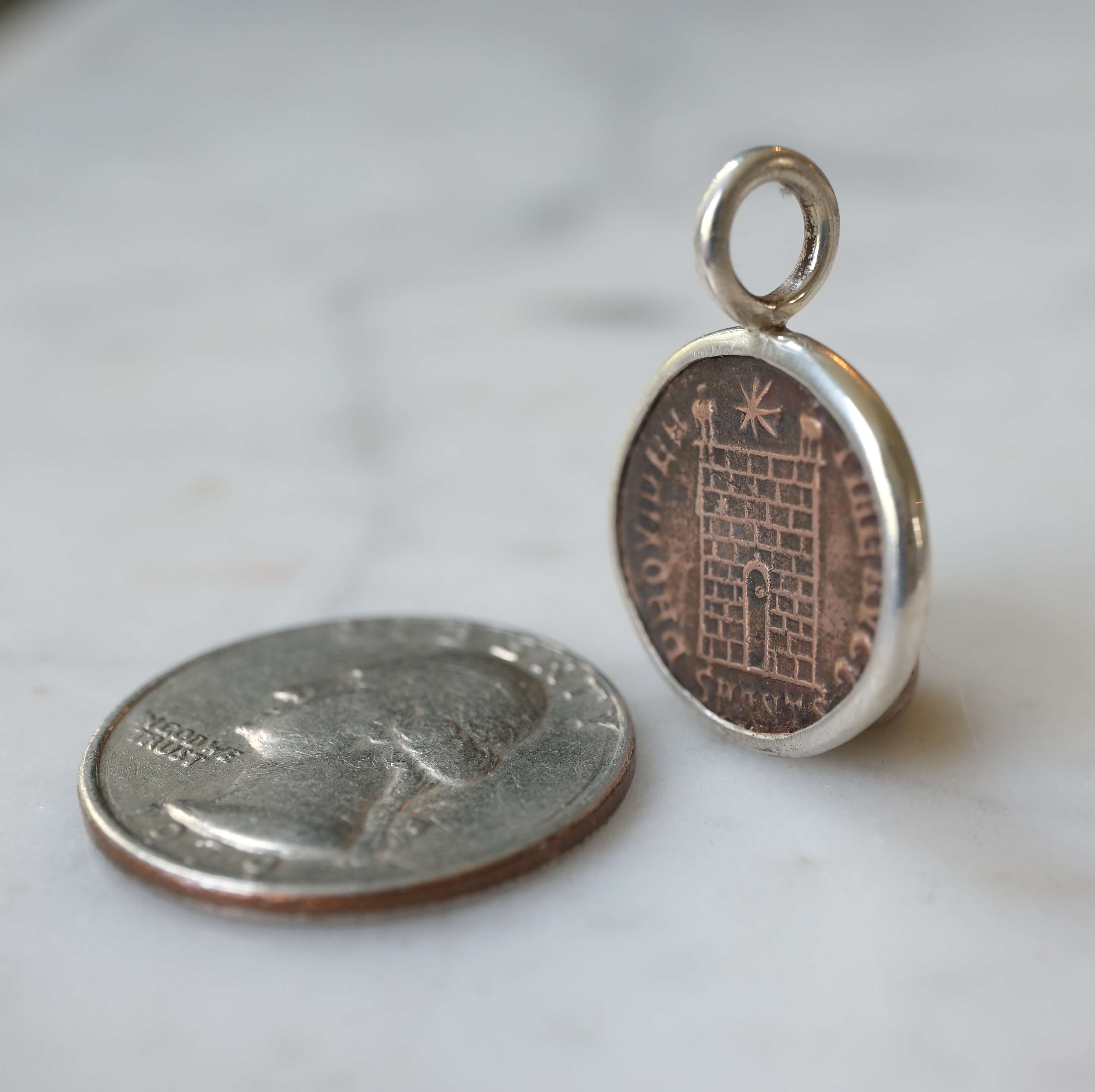 Constantine I Campgate Silvered Bronze