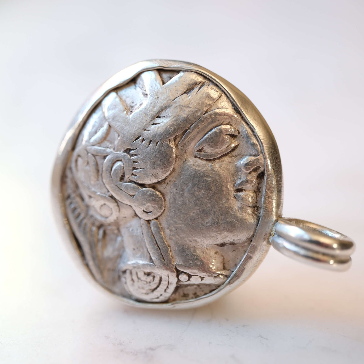 Athenian Owl - Silver Set