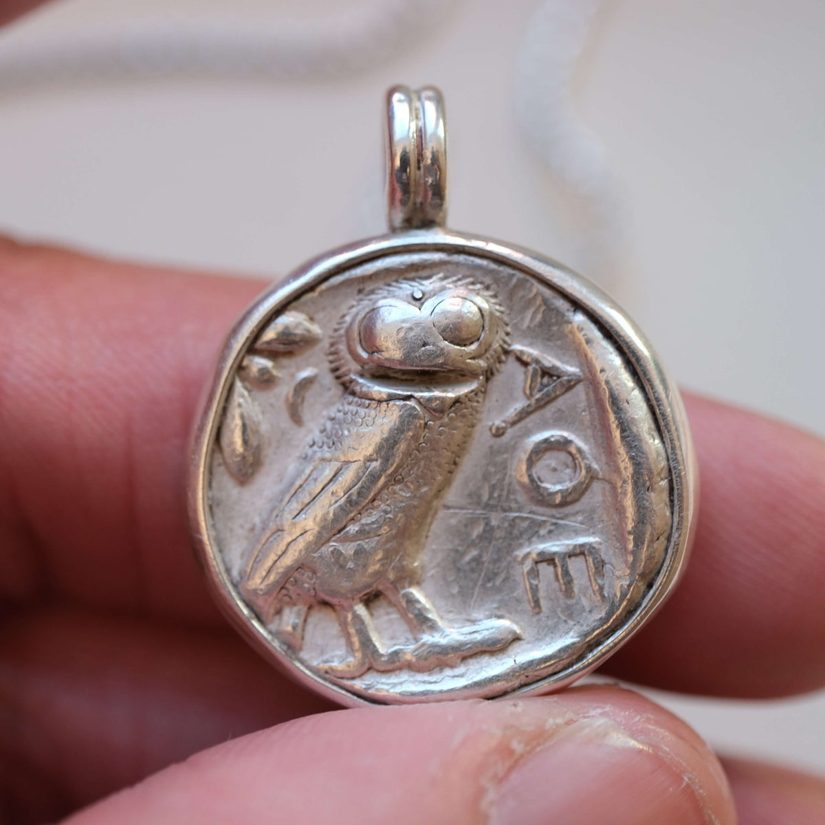 Athenian Owl - Silver Set