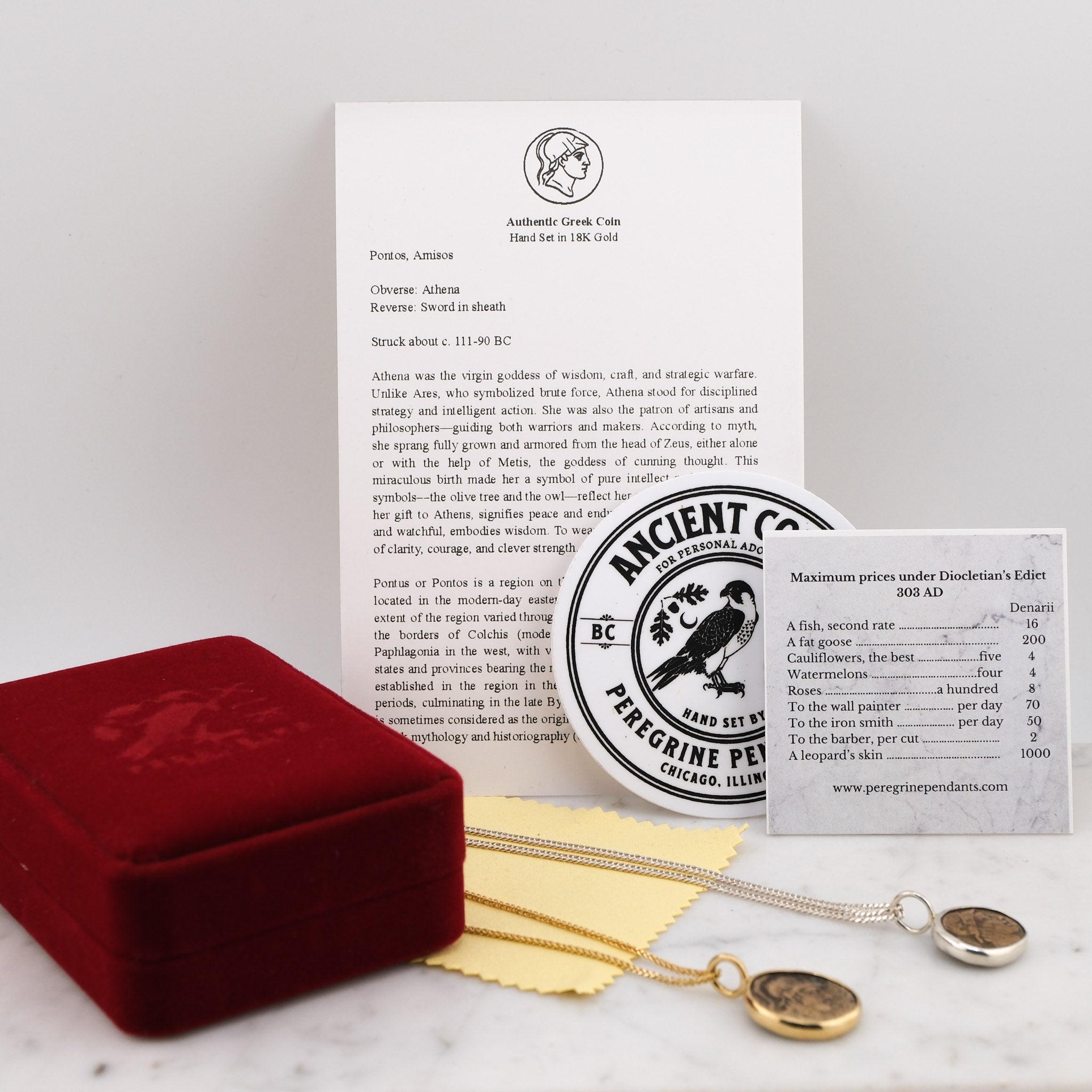 Athenian Owl Silver Drachm in Gold