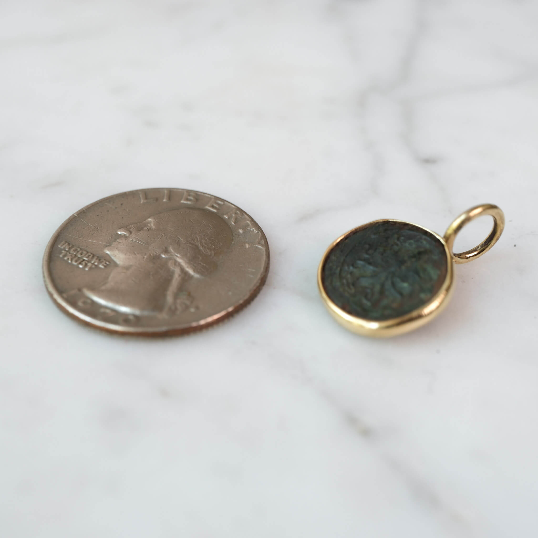 Syracuse Octopus Pendant in Gold