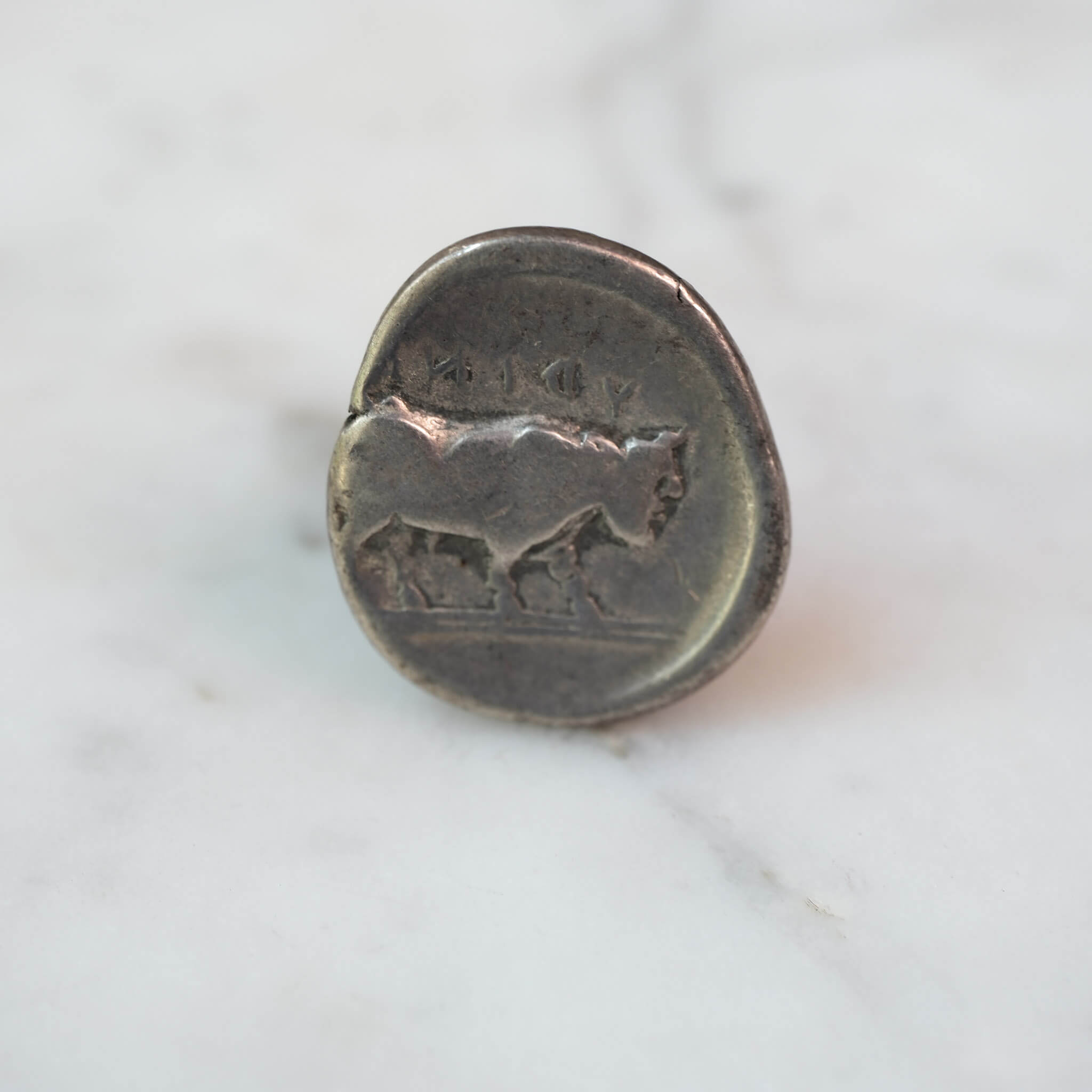 Custom Order – Hyrianoi Silver Didrachm Pendant