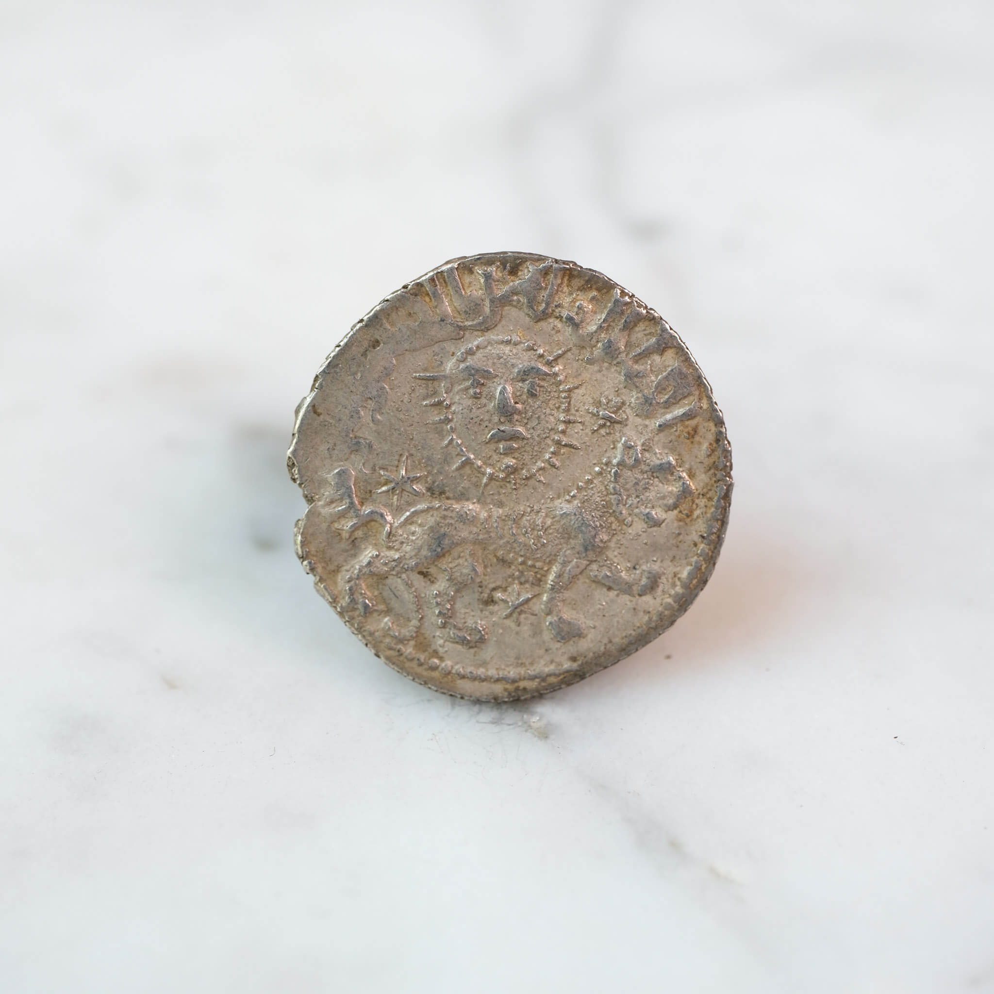 Custom Order – Seljuk Rum Silver Dirham Pendant with Lion & Sun (Approx. 3 weeks)