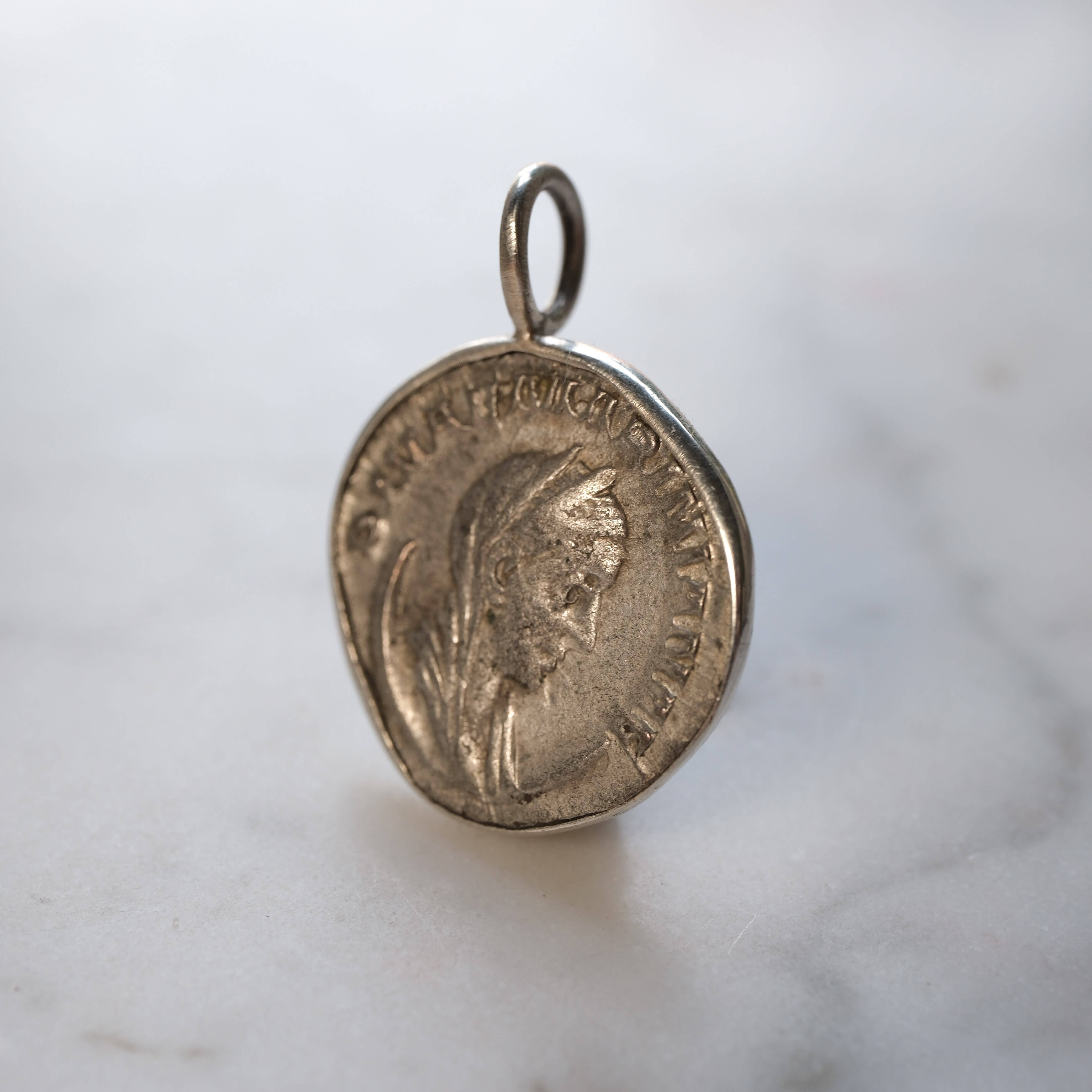 Roman Denarius with Peacock