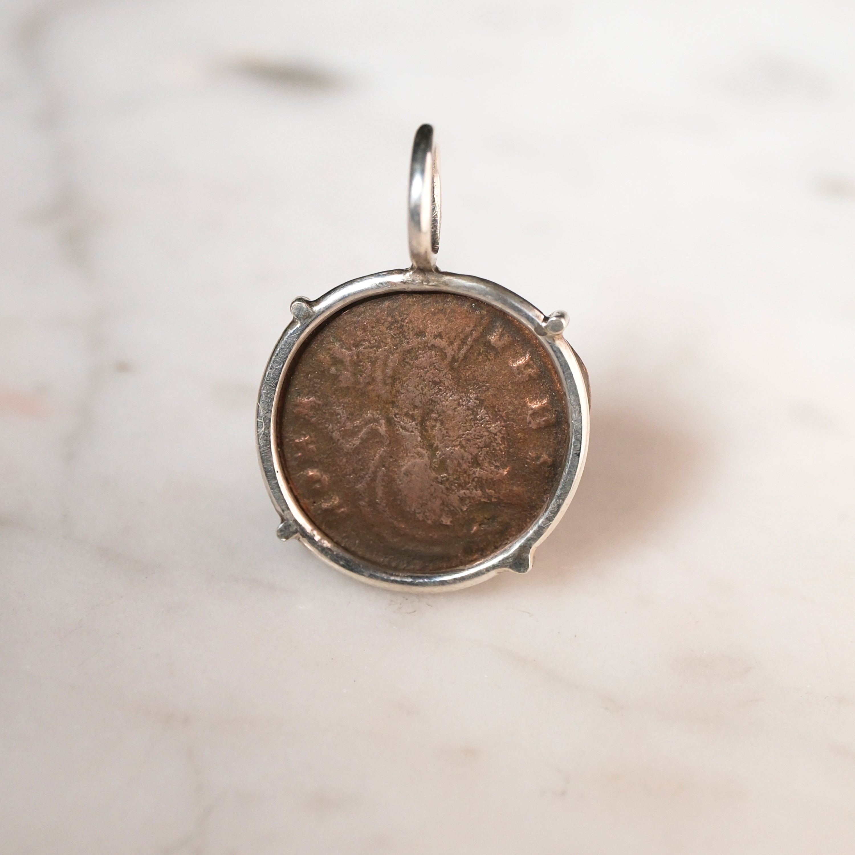 Constantine I – Romulus and Remus Bronze in Sterling Silver