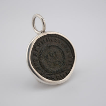 Ten Year Vow | Constantine II, c. 320s AD | Roman Coin in Sterling Silver