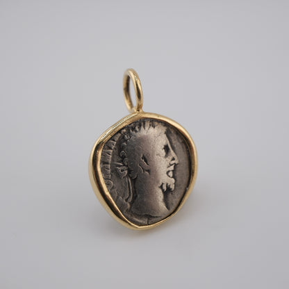 Wisdom and Victory | Marcus Aurelius, AD 170–171 | Silver Denarius in 18k Gold