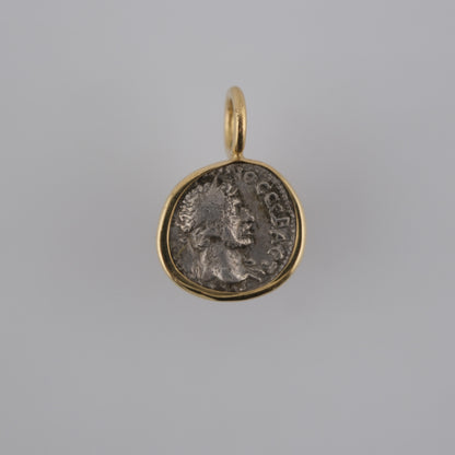 The Emperor & the Club | Hadrian, AD 120/1 | Silver Hemidrachm in Sterling Silver