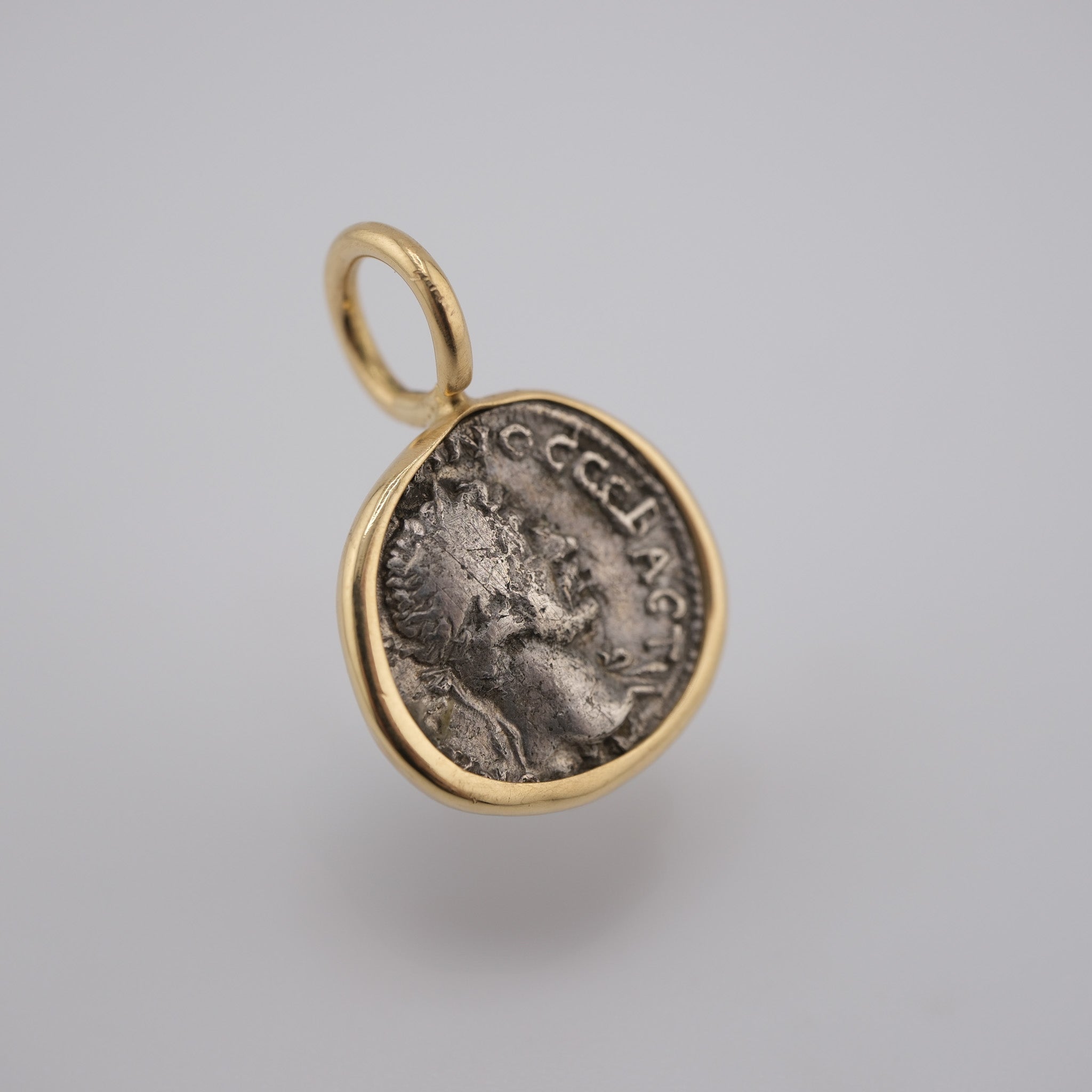 The Emperor & the Club | Hadrian, AD 120/1 | Silver Hemidrachm in Sterling Silver