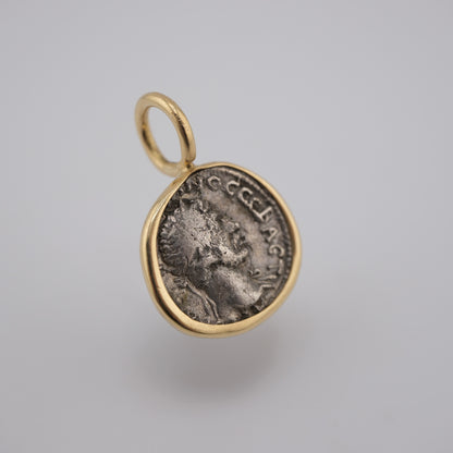 The Emperor & the Club | Hadrian, AD 120/1 | Silver Hemidrachm in Sterling Silver