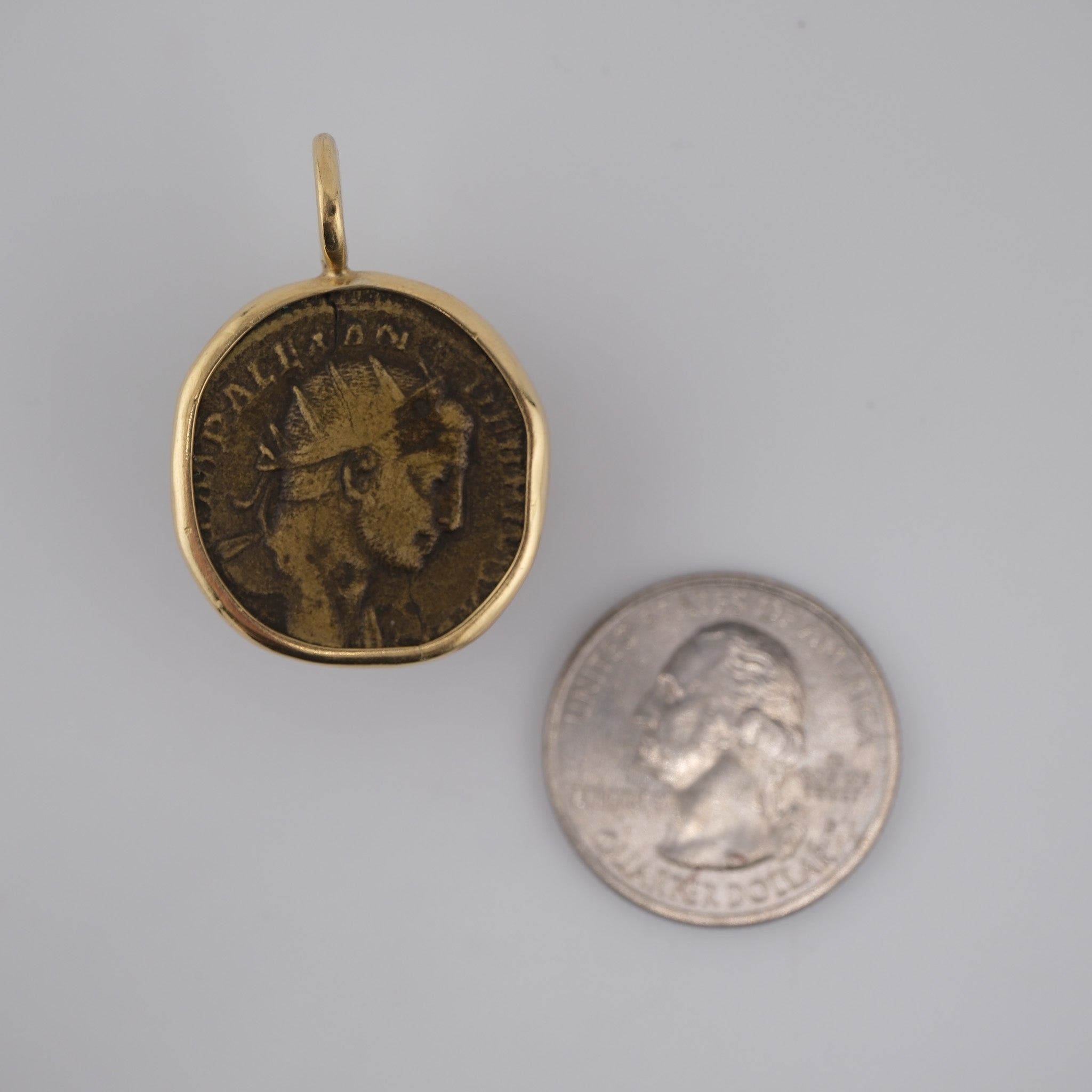 Orichalcum Sestertius in Solid 18k Gold
