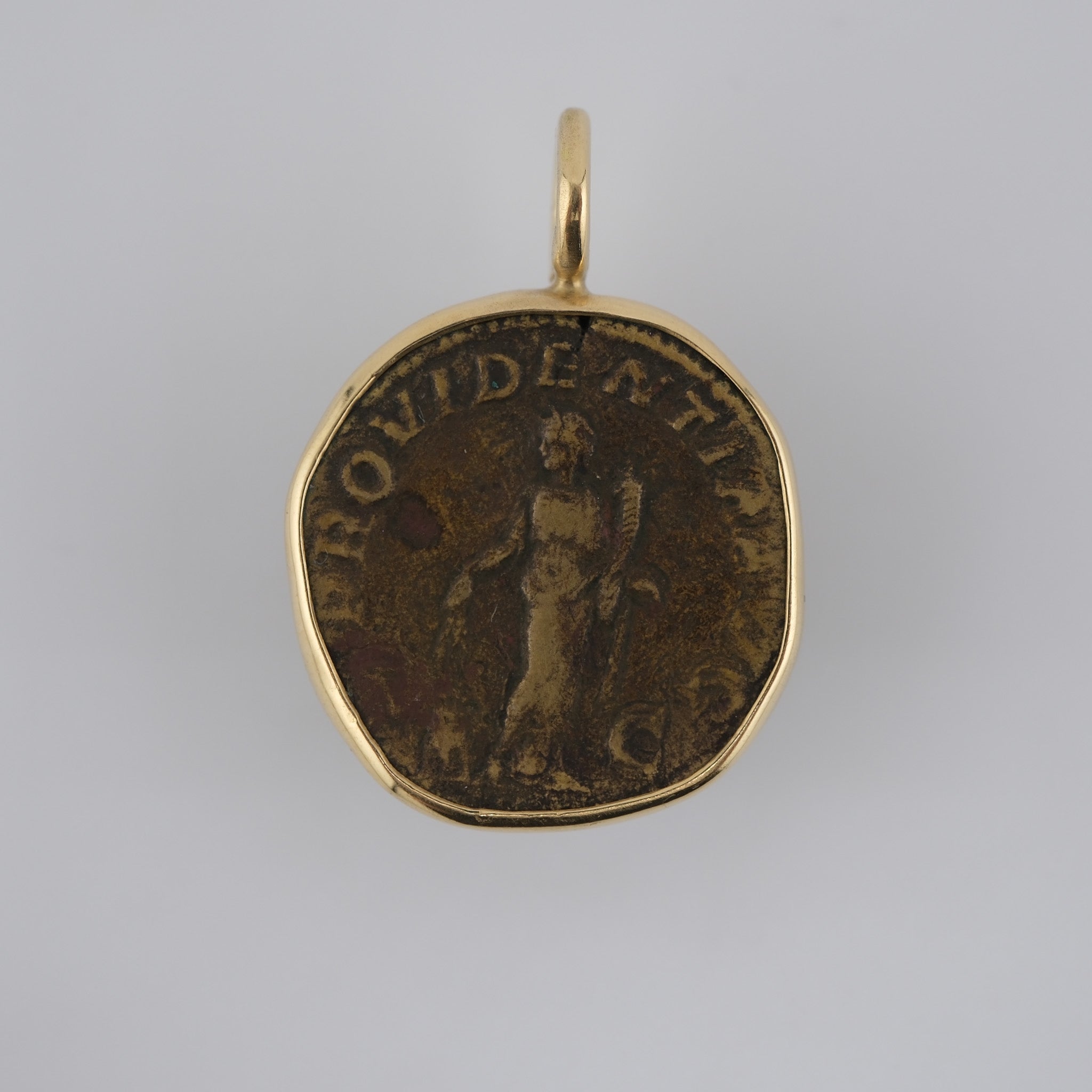 Orichalcum Sestertius in Solid 18k Gold