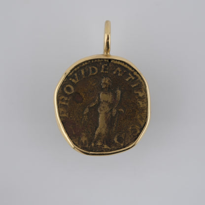 Orichalcum Sestertius in Solid 18k Gold