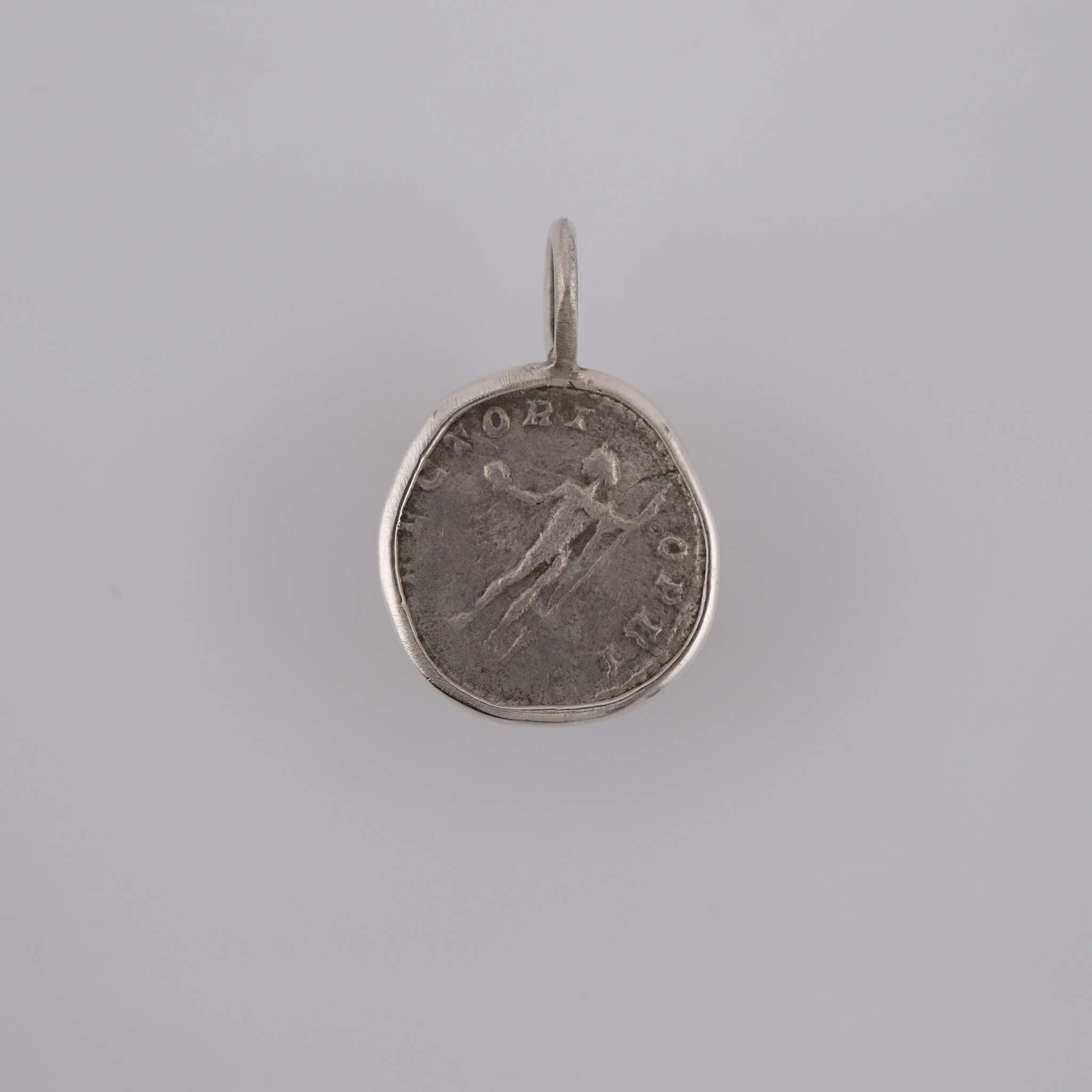 Geta – Roman Silver Denarius Pendant in Sterling Silver (Struck c. 198–208 AD)