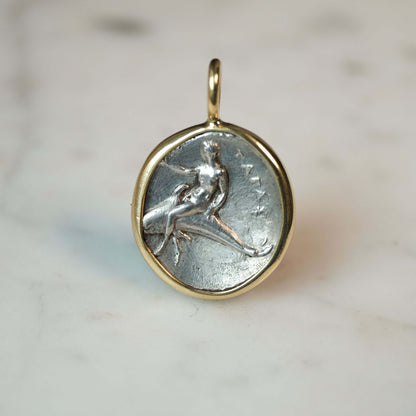 Tarentum Silver Nomos Rider & Taras on Dolphin (c. 280–272 BC) #2