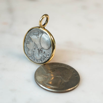 Corinthian Stater Pendant in 18k Gold