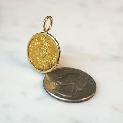 Solidus of Constantinus IV Pogonatus, c. 668 to 685 AD