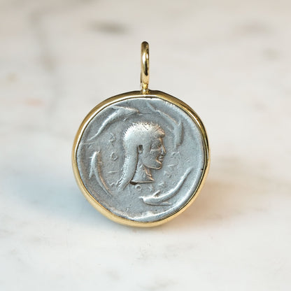 Sicily, Tetradrachm (Dolphine, Nike and Arethusa) 480 BC