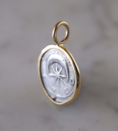 Hadrian, Moon & Star in Gold