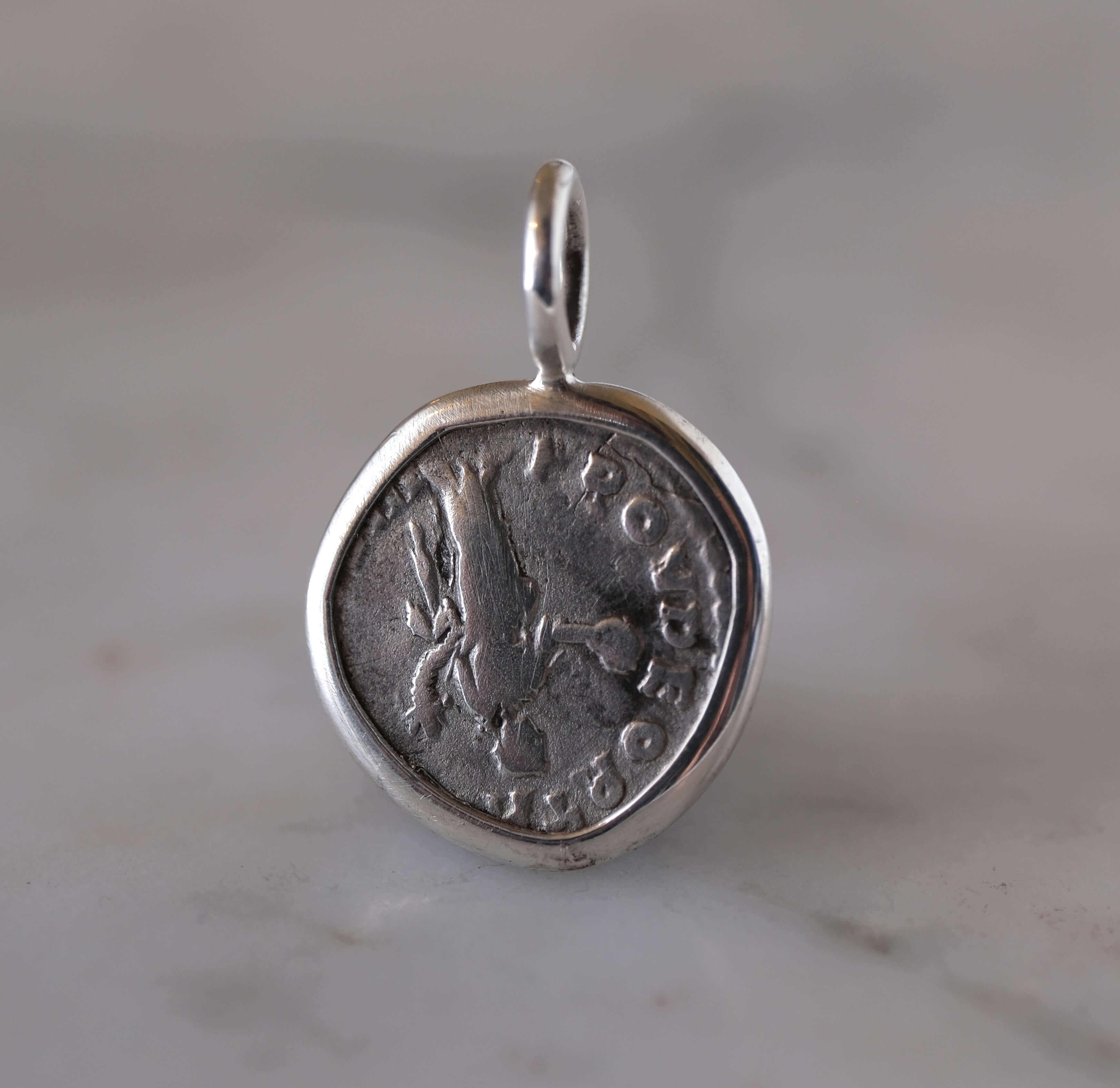 Marcus Aurelius Silver Denarius - Providentia