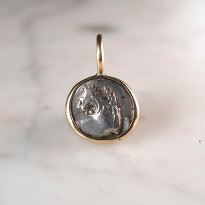 Lion and Pattern in Gold