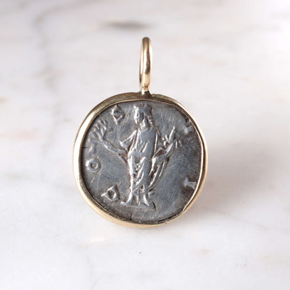 Roman Silver Denarius of Marcus Aurelius