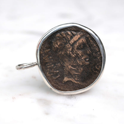 Octavian and Divus Julius Caesar Bronze Sestertius