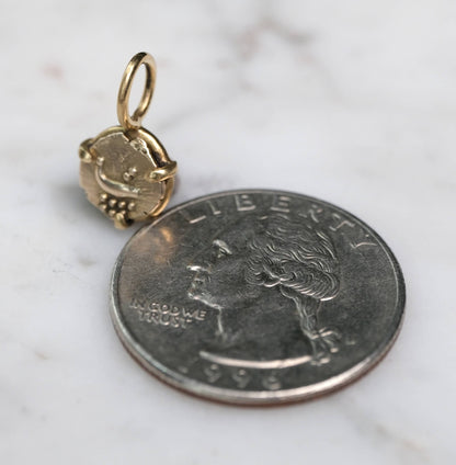 Small Indian Gold Coin #3