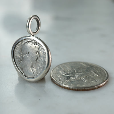 Divus Antoninus Pius Consecration Denarius Pendant | Roman Funeral Monument