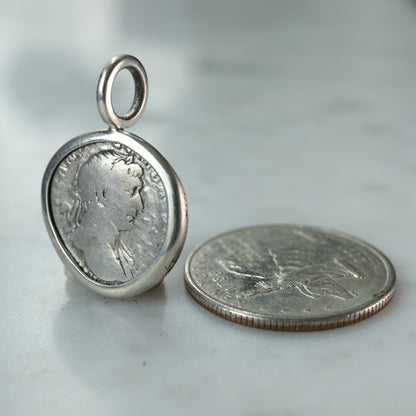 Divus Antoninus Pius Consecration Denarius Pendant | Roman Funeral Monument