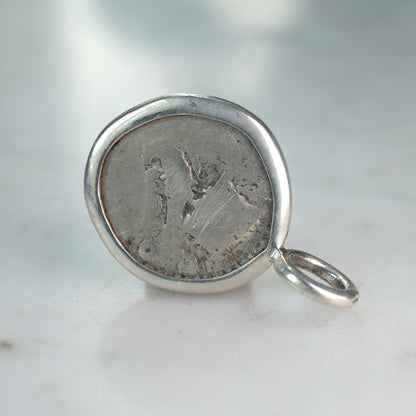 Divus Antoninus Pius Eagle Denarius Pendant | Roman Consecration Coin