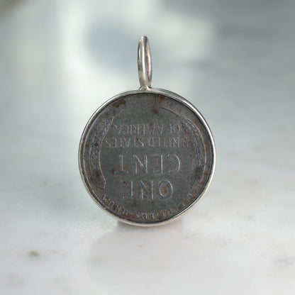 1943 Steel Lincoln Cent Pendant #2