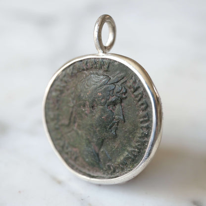 Hadrian As with Pax in Silver