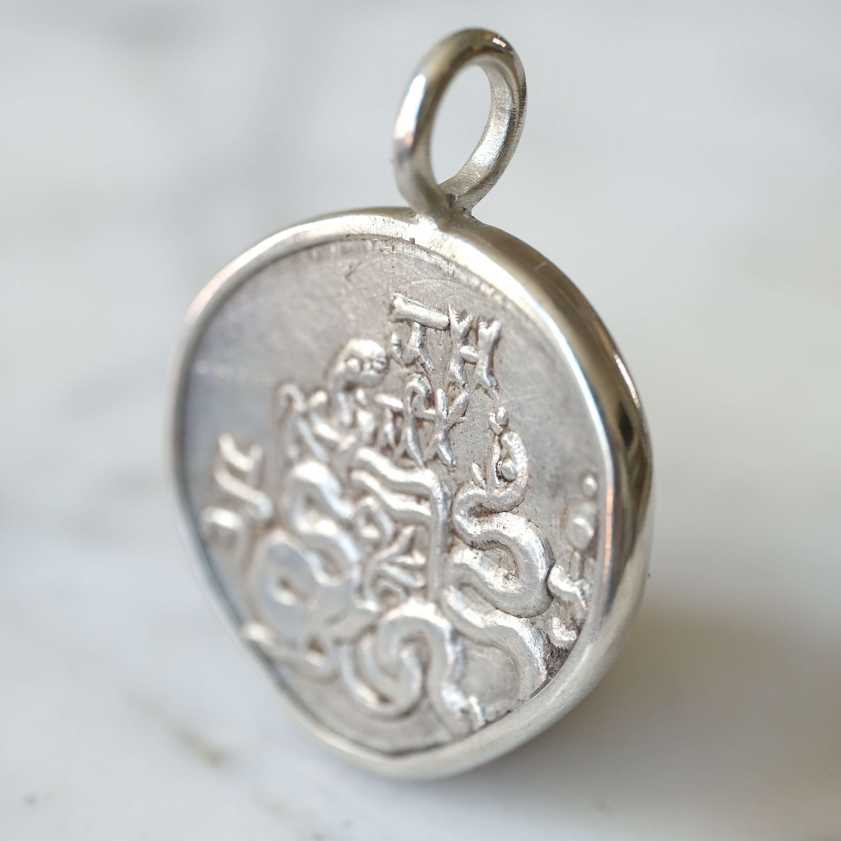 Pergamon Cistophorus with Serpents in Silver