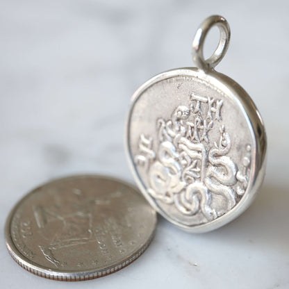 Pergamon Cistophorus with Serpents in Silver