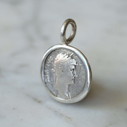 Hadrian Denarius with Justitia in Silver