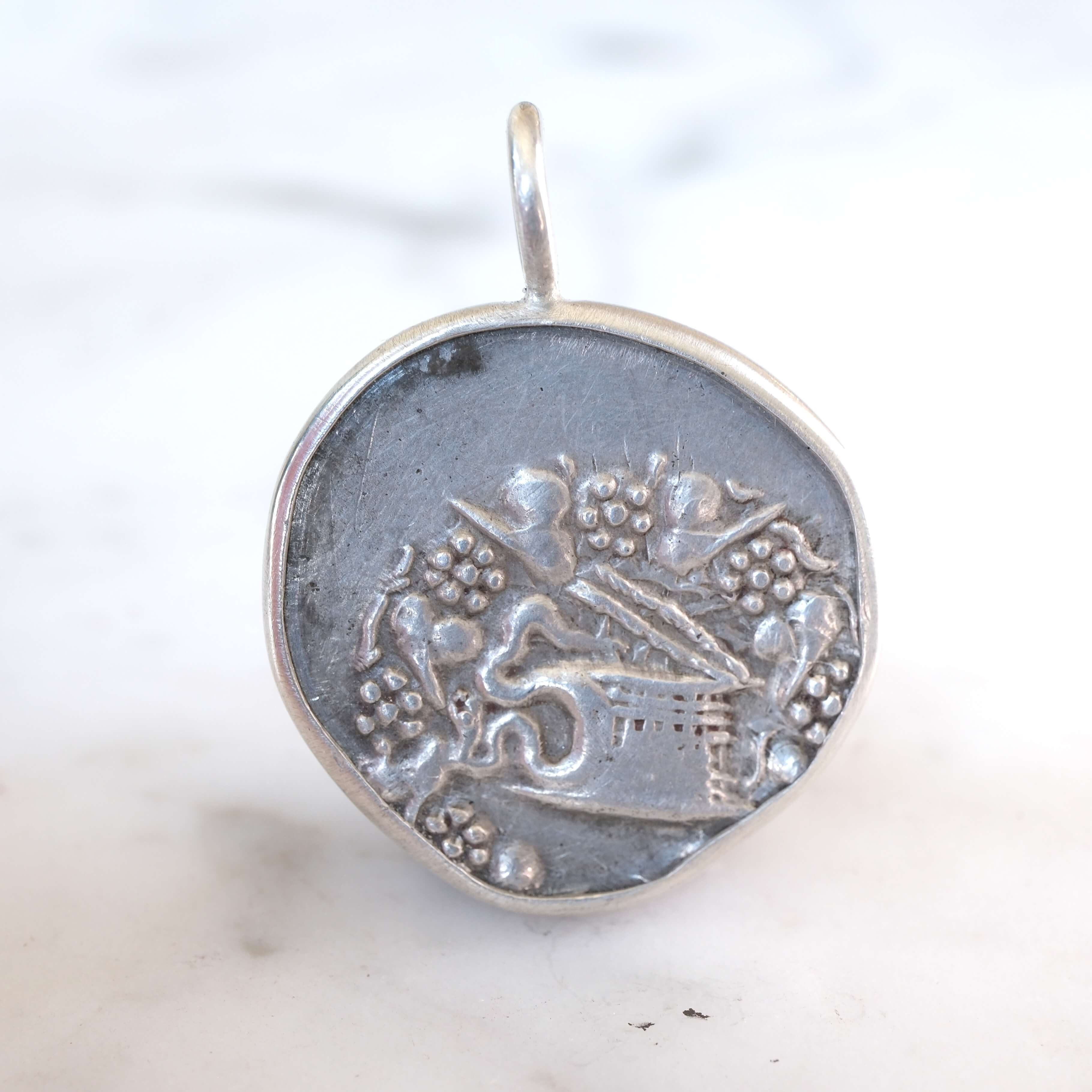 Pergamon Cistophorus with Serpents in Silver