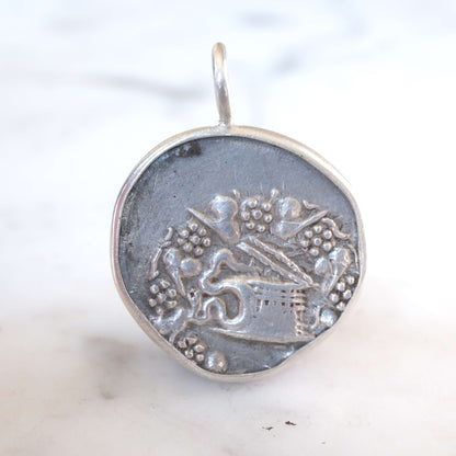 Pergamon Cistophorus with Serpents in Silver